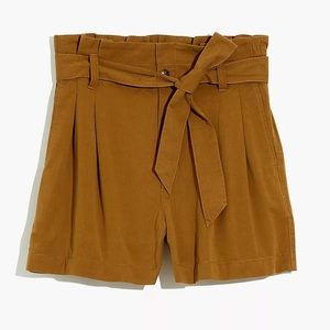 Brown Madewell Paper Bag Shorts